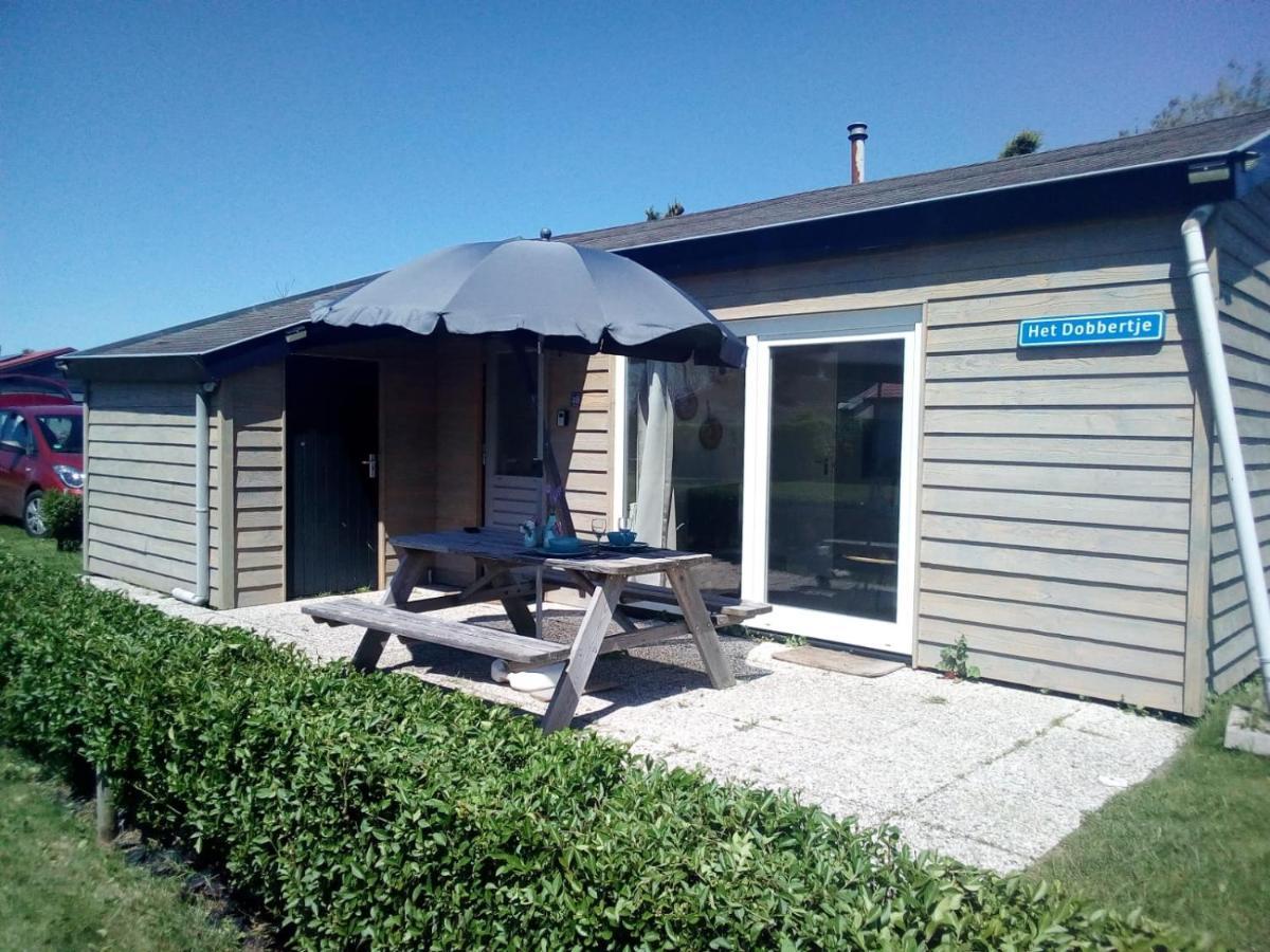 Het Dobbertje, Charmant Houten Huisje Sint Maartensvlotbrug Extérieur photo