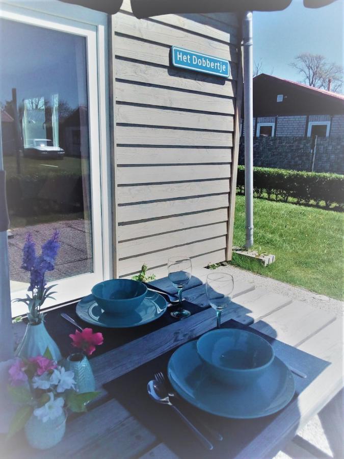 Het Dobbertje, Charmant Houten Huisje Sint Maartensvlotbrug Extérieur photo